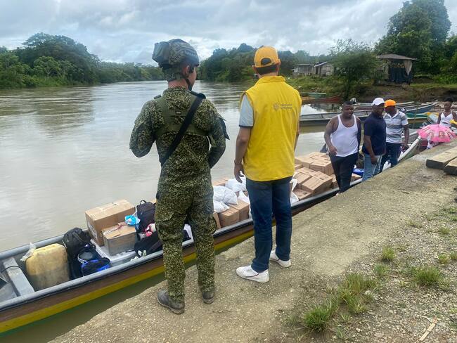 Un total de 786 personas del Bajo Calima, de comunidades del Río Nueva Esperanza, Ceibito, San Isidro y Guadual, regresaron a su territorio.
