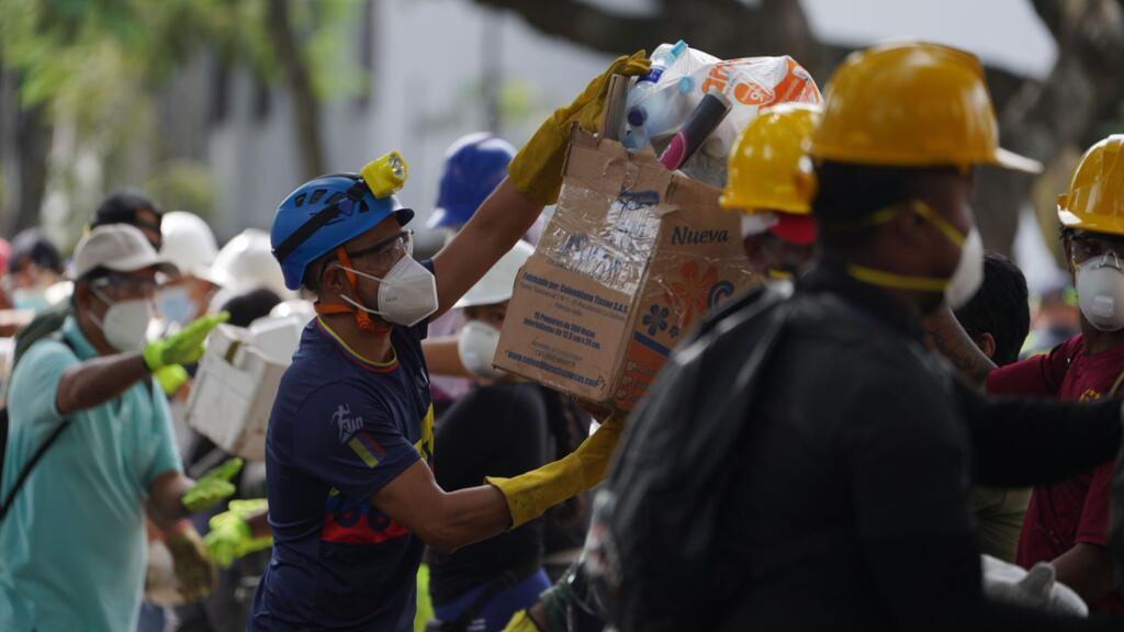 Cooperación internacional por el sismo supera las 220 toneladas de ayuda humanitaria. Foto: suministrada