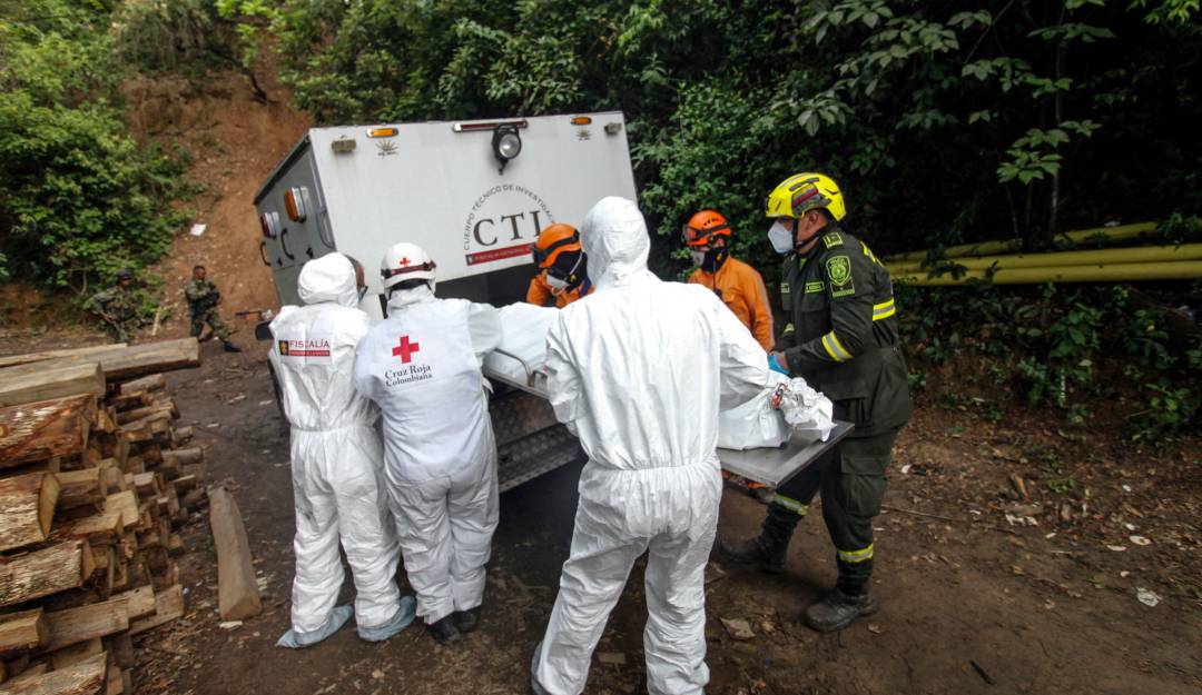 Afueras de la mina 'La Mestiza' en Zulia, Santander. 