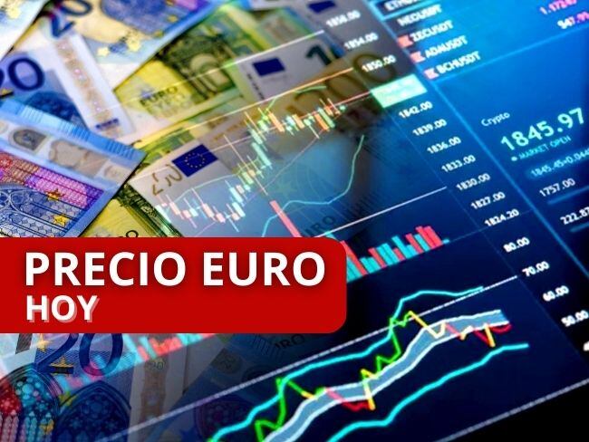 Precio EURO // Euros y gráfica de inversiones // Getty Images