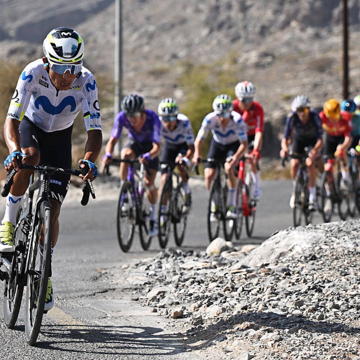 Así le fue a Nairo Quintana en la tercera etapa del Tour de Omán