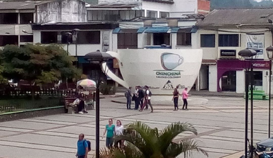 Plaza principal de Chinchiná, Caldas