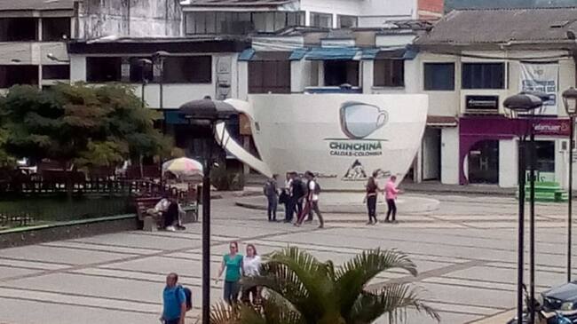 Plaza principal de Chinchiná, Caldas