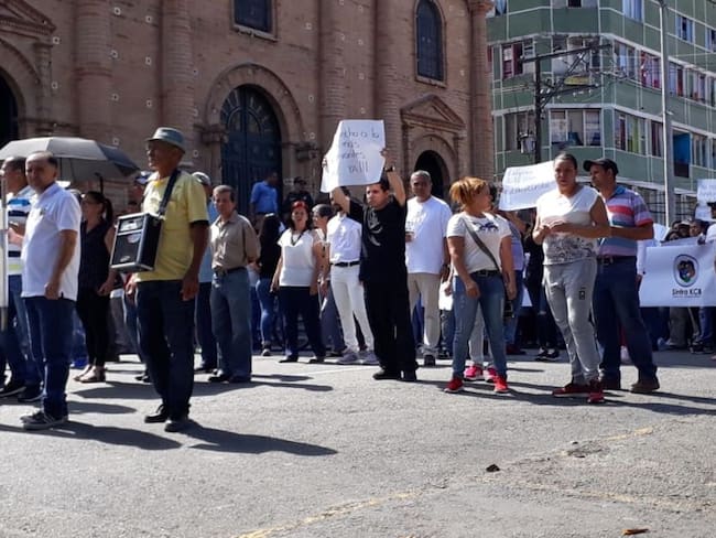 En Barbosa, protestaron por situación hospital San Vicente de Paul
