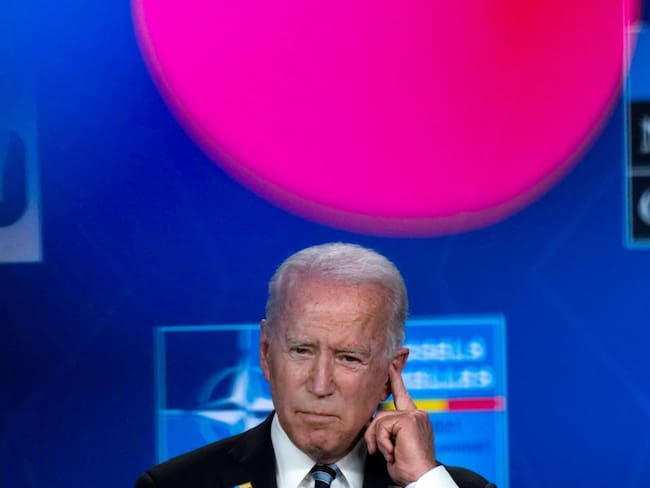El presidente Joe Biden durante la cumbre de la OTAN 