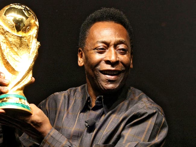 Pelé ganó tres mundiales con Brasil. AFP PHOTO/GABRIEL LOPES (Photo by Gabriel LOPES / AFP) (Photo by GABRIEL LOPES/AFP via Getty Images)