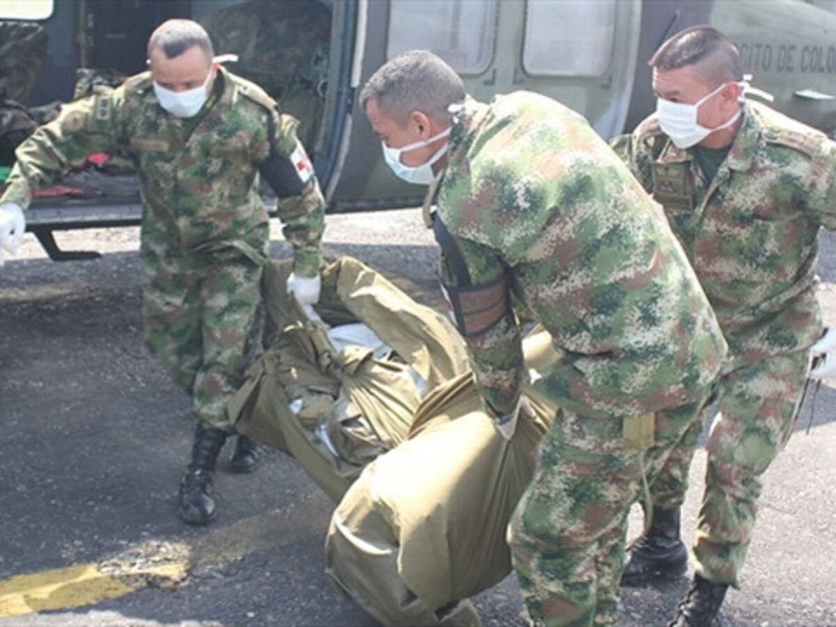 Combate guerrillero en Antioquia deja varios soldados heridos y uno muerto