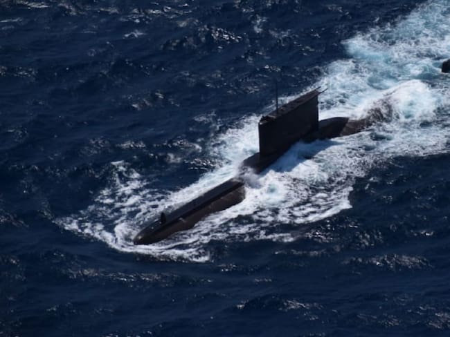 En los ejercicios de entrenamiento participa por primera vez un submarino nuclear a 70 millas náuticas (130 kilómetros) de Cartagena