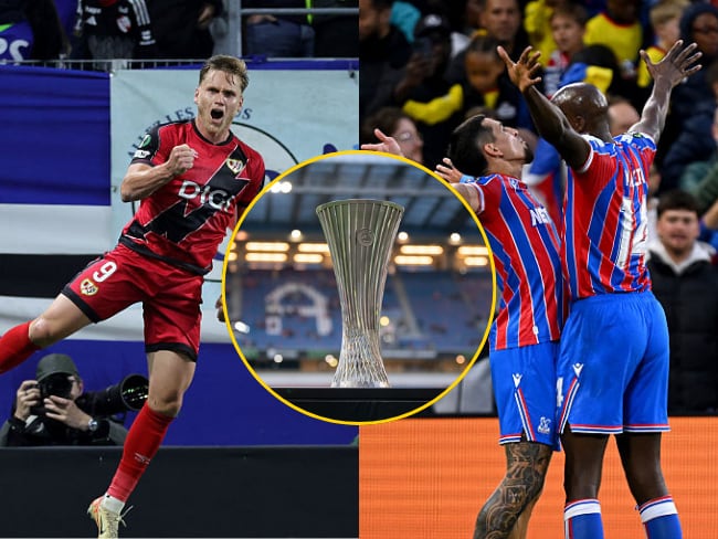 Final Conference League 2026: Fecha y dónde ver Rayo vs. Crystal Palace, con Lerma y Daniel Muñoz. Getty Images