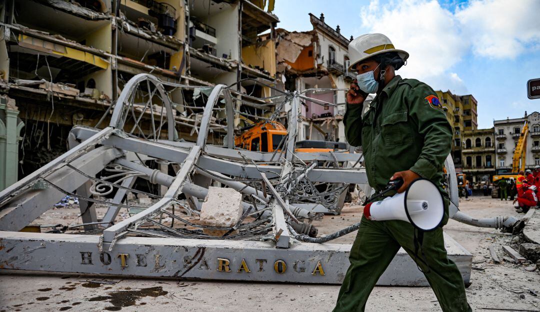 Así quedó el hotel Saratoga tras la explosión 