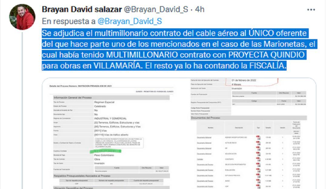 Denuncia Linea 3 del cable