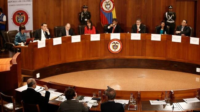 Corte Constitucional. Foto: Colprensa - Juan Páez