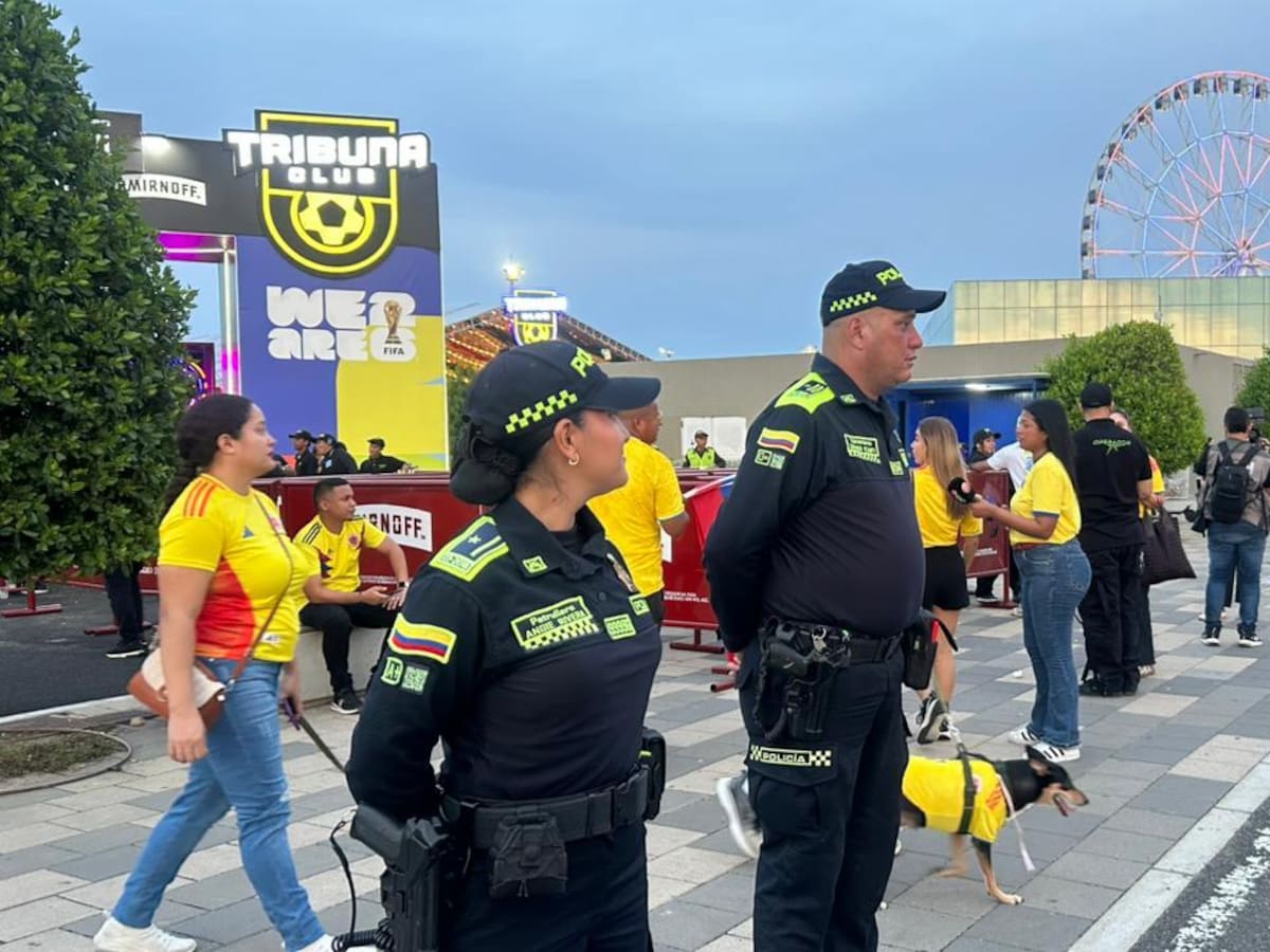Colombia vs. RD Congo: más de 1.000 policías garantizarán la seguridad en Barranquilla