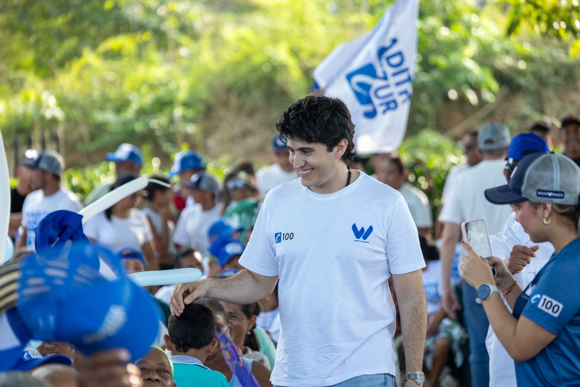 Wadith Manzur, candidato al Senado.