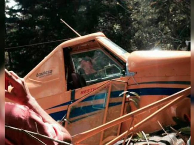 Se accidenta avioneta en el aeropuerto de Rionegro