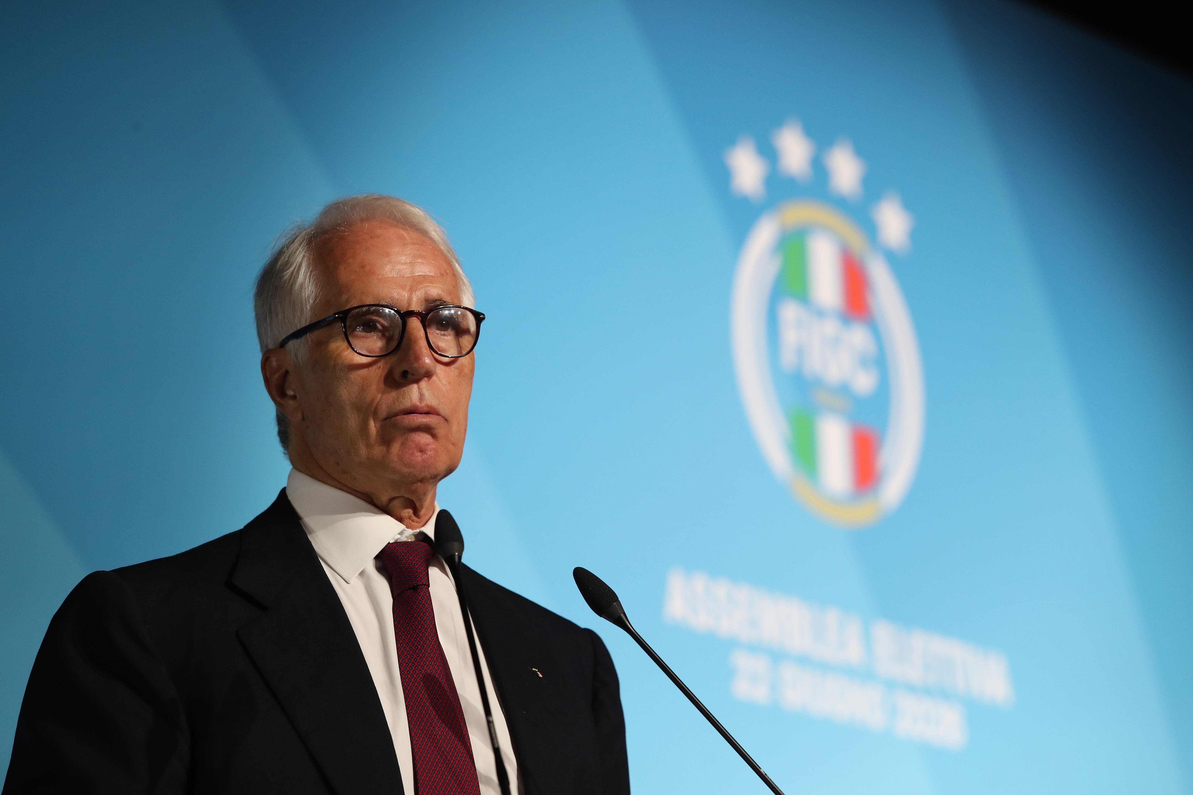 ROME, ITALY - JUNE 22: Giovanni Malago attends the FIGC electoral assembly. Imágen tomaad de Getty Imagenes (Crédito: Paolo Bruno - FIGC / Colaborador)