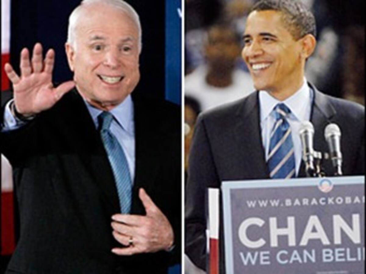 Barack Obama y John McCain aceleran la campaña a pocos días de la elección