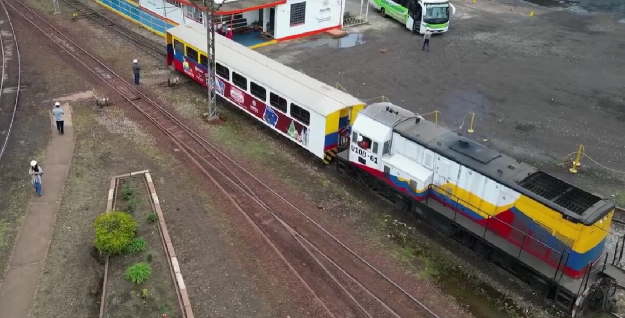 El tren transportó a casi 500 pasajeros, en cuatro días