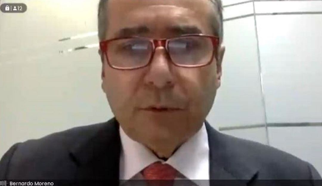 Bernardo Moreno, en la Corte Suprema de Justicia. 