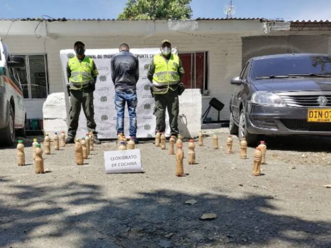 25 kilos de cocaína avaluados en $175 millones fueron incautados en Caldas