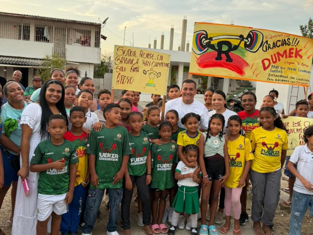 Niños pesistas de Bayunca tendrán nuevo gimnasio construido por el distrito