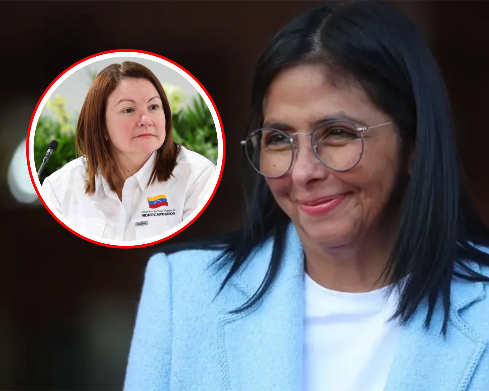 La presidenta (e), Delcy Rodríguez, designó a Paula Henao como la nueva jefa de la cartera mineroenergética del país.
(Foto:    Caracol Radio / Getty / Cortesía)