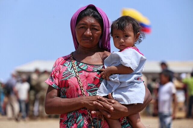 Comunidad Wayúu en la alta Guajira / Foto: Colprensa