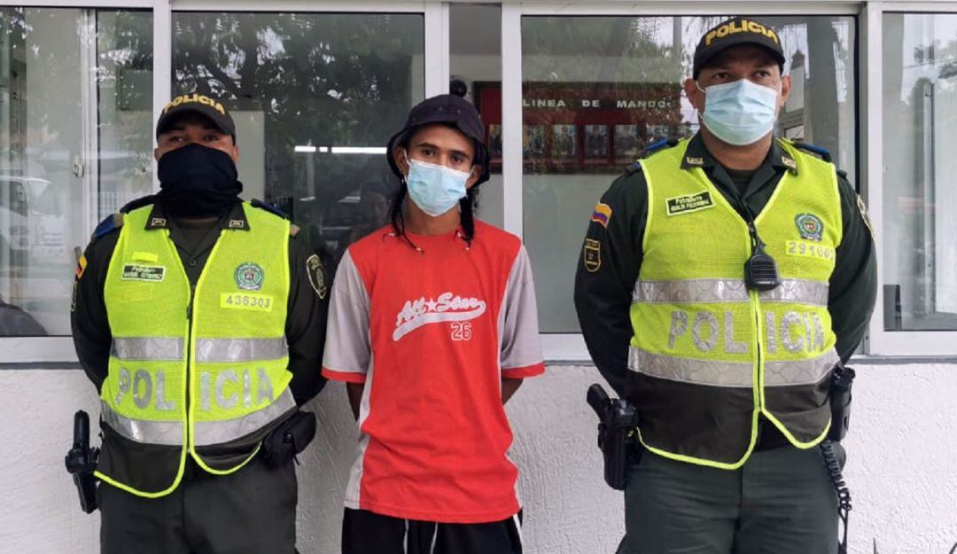 La captura se dio en el barrio San Fernando