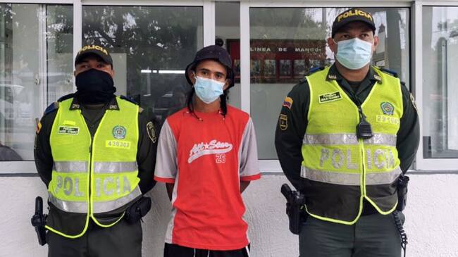 La captura se dio en el barrio San Fernando