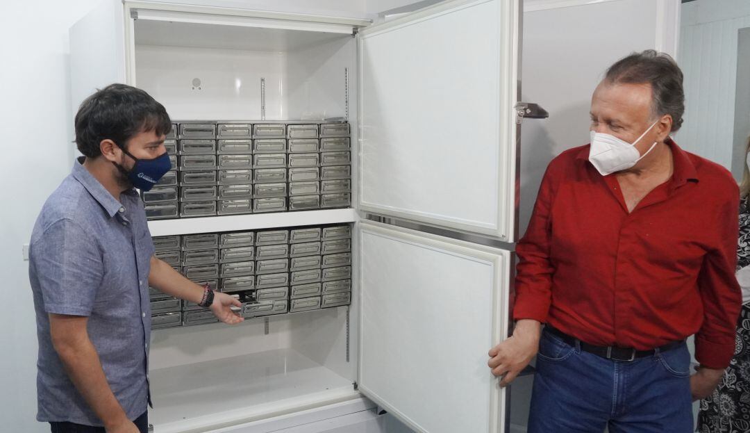 Entrega del ultracongelador