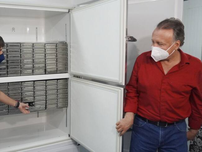 Entrega del ultracongelador