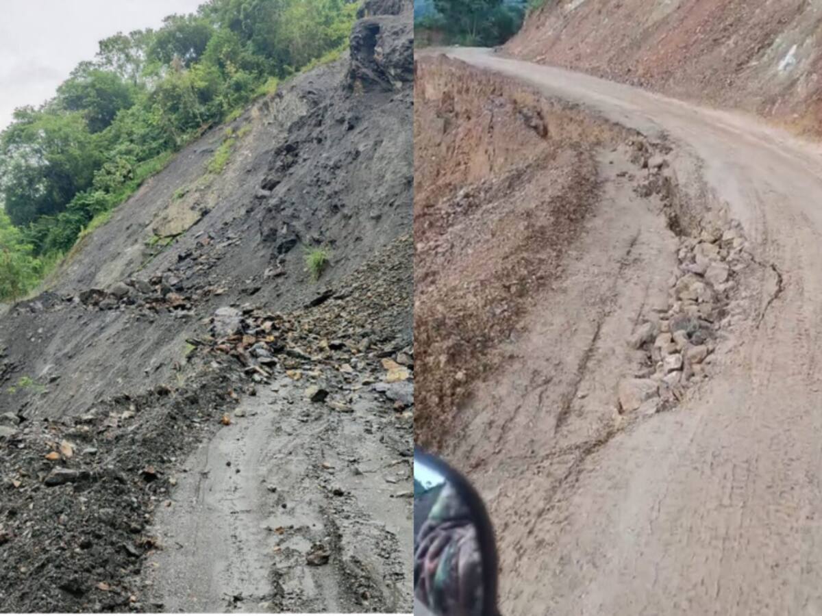 Gobernación de Caldas alerta por alto riesgo en el punto Río Pozo en la vía Pácora - San Bartolo