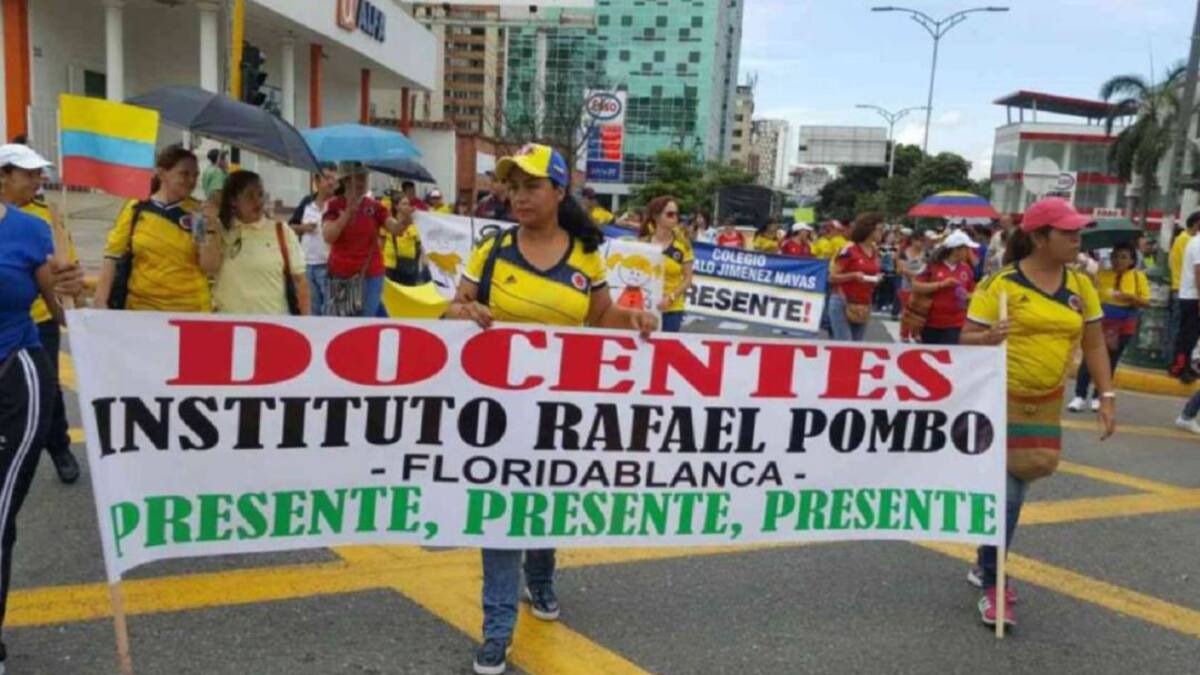 Por paro de docentes no habrá clases en colegios de Santander