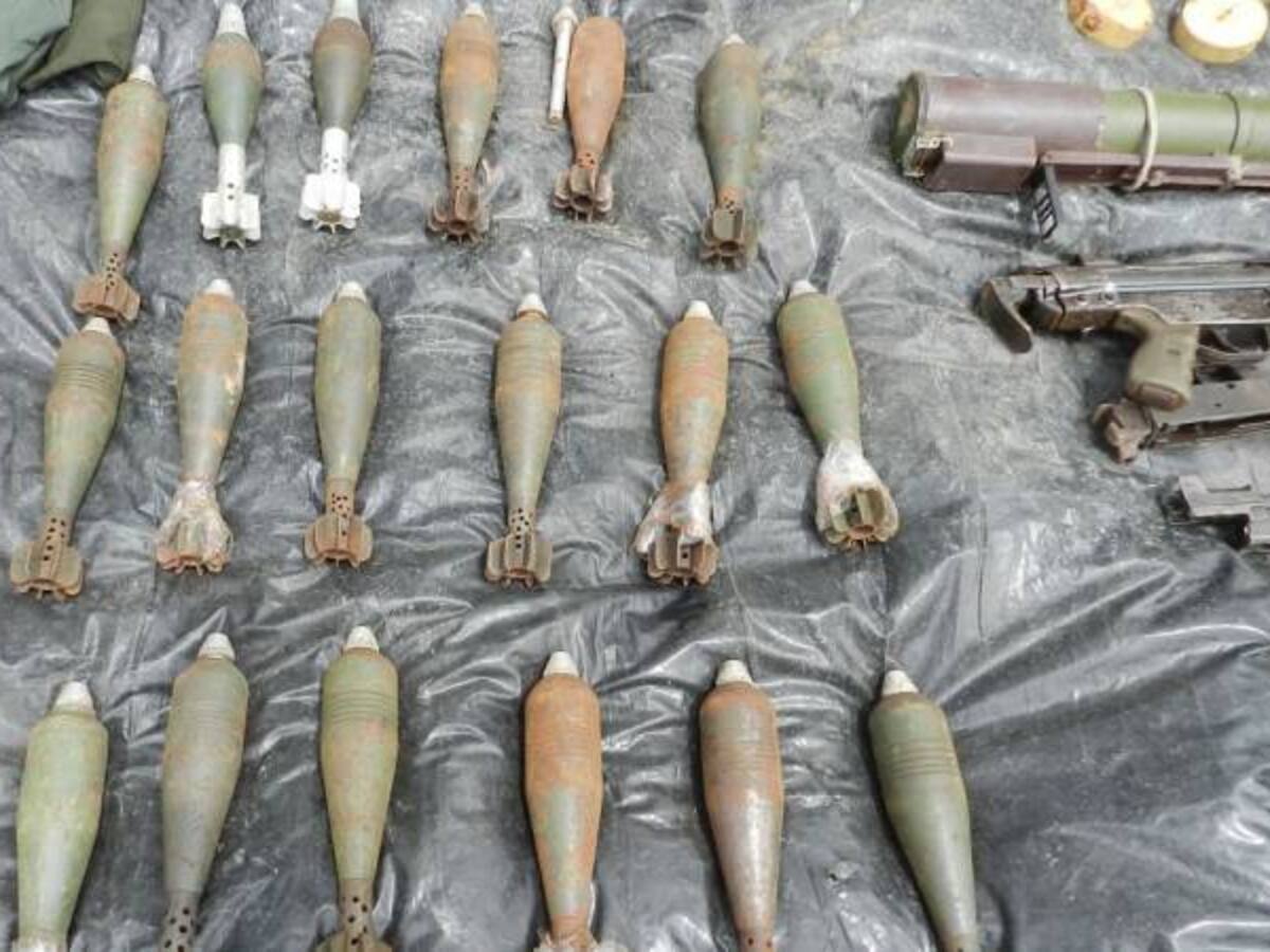 Encuentran caleta con armamento a disidencias de las Farc, Guaviare