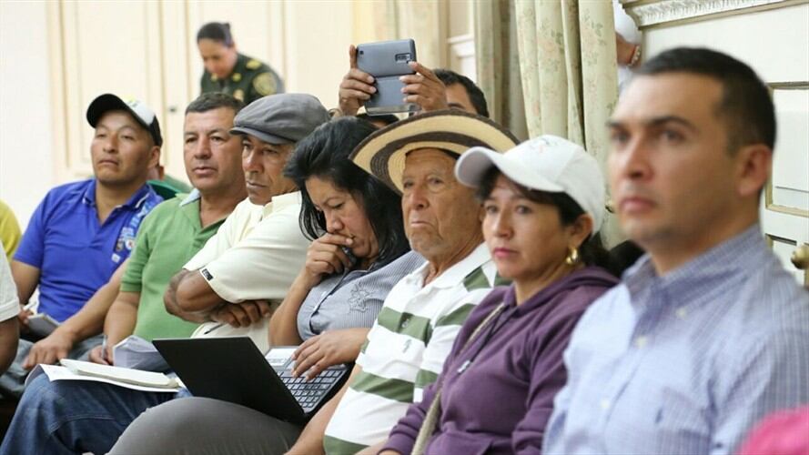 Acuerdo alcanzado entre el Gobierno Nacional y los campesinos . Foto: (Colprensa - Francisco Calderón)