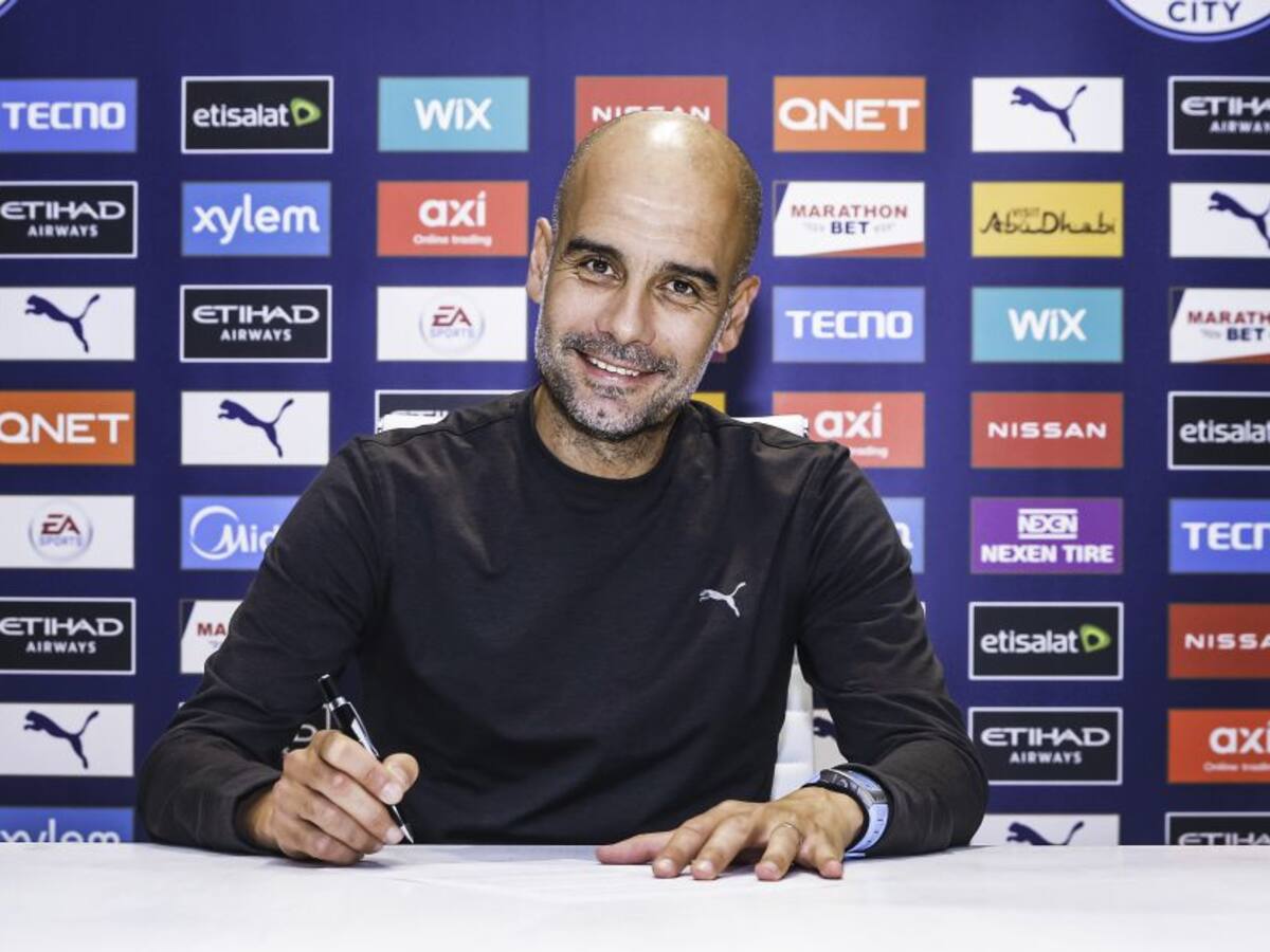 Pep Guardiola renovó con el Manchester City hasta el 2023