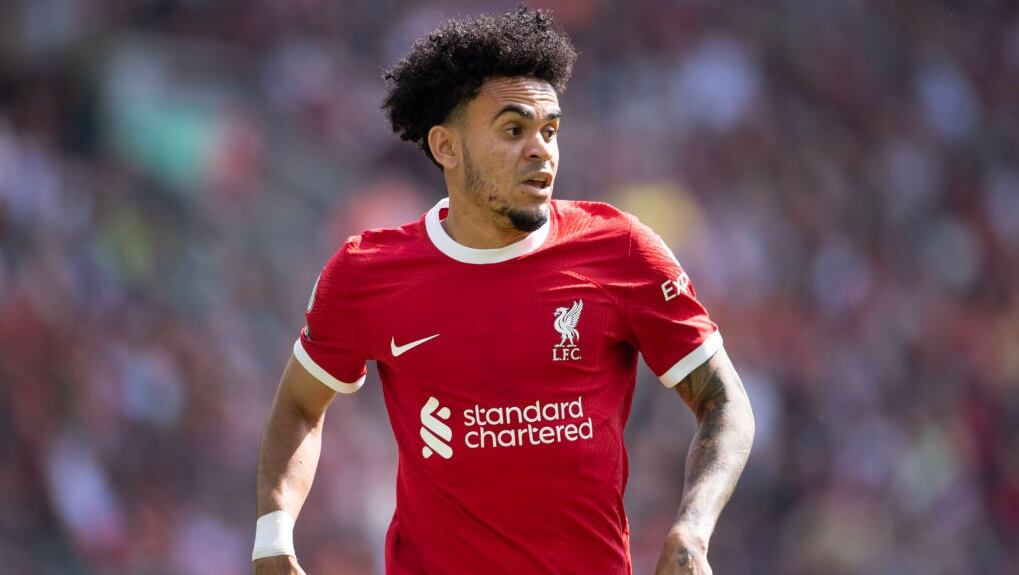 Luis Fernando Díaz durante un partido del Liverpool por Premier League (Photo by Visionhaus/Getty Images)