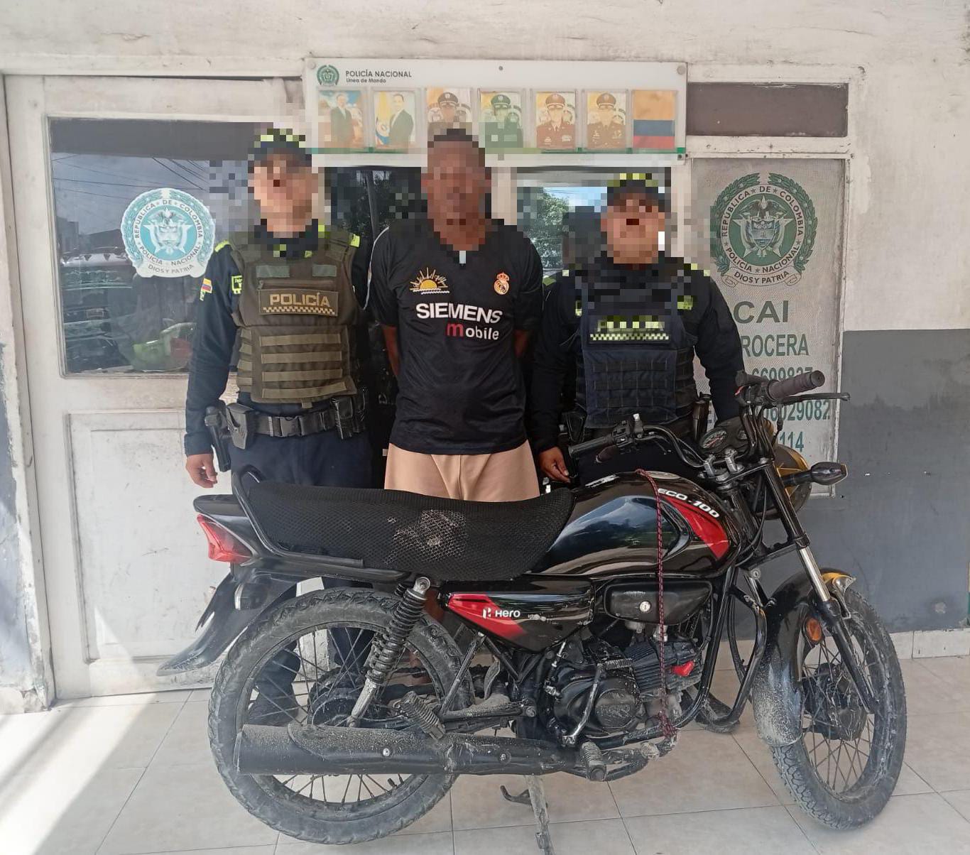 En el barrio Olaya, capturado ‘El Jonat’ por el hurto de una motocicleta