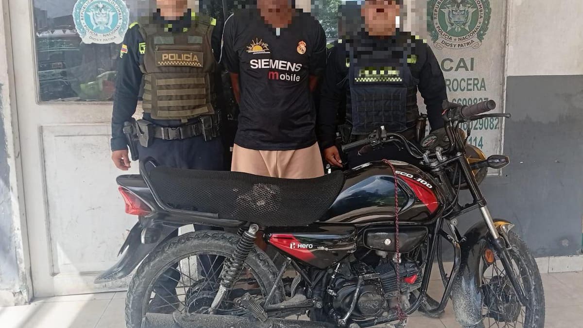 En el barrio Olaya, capturado ‘El Jonat’ por el hurto de una motocicleta