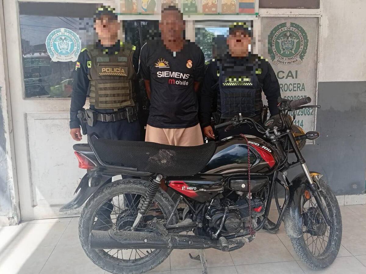 En el barrio Olaya, capturado ‘El Jonat’ por el hurto de una motocicleta
