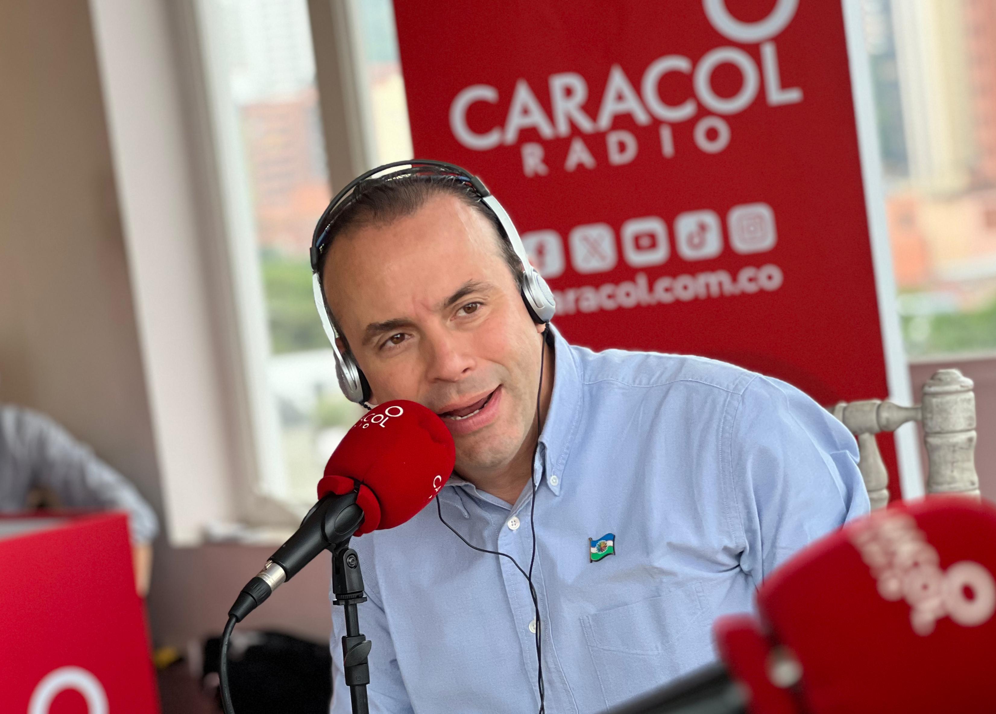 Alejandro Eder, alcalde de Cali. / Foto: Caracol Radio