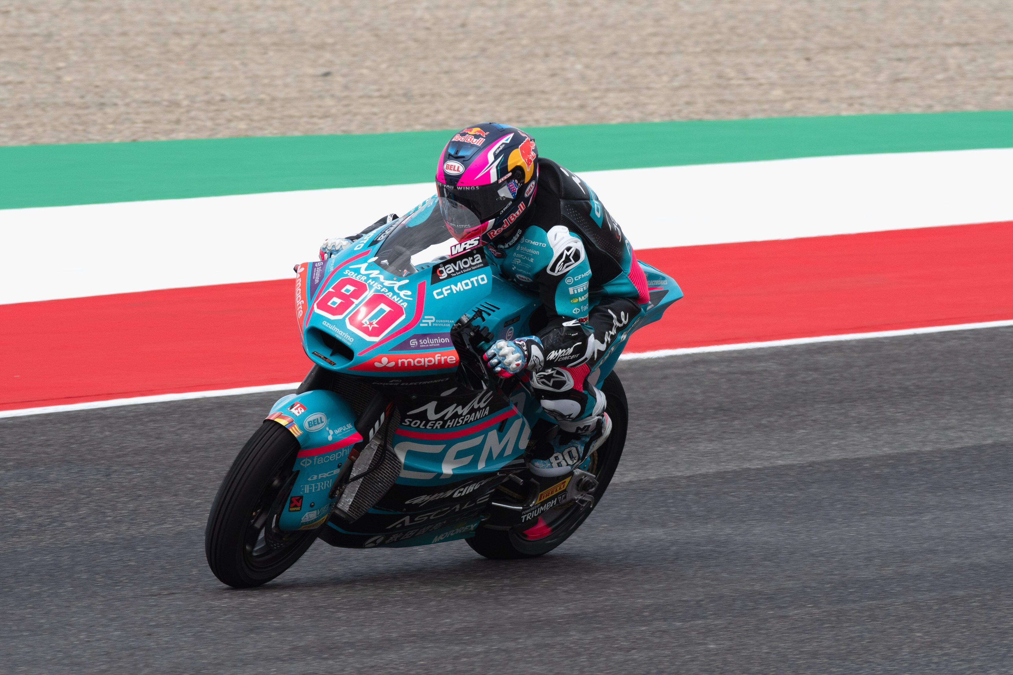 David Alonso durante su participación en el Gran Premio de Italia. (Photo by Mirco Lazzari gp/Getty Images)