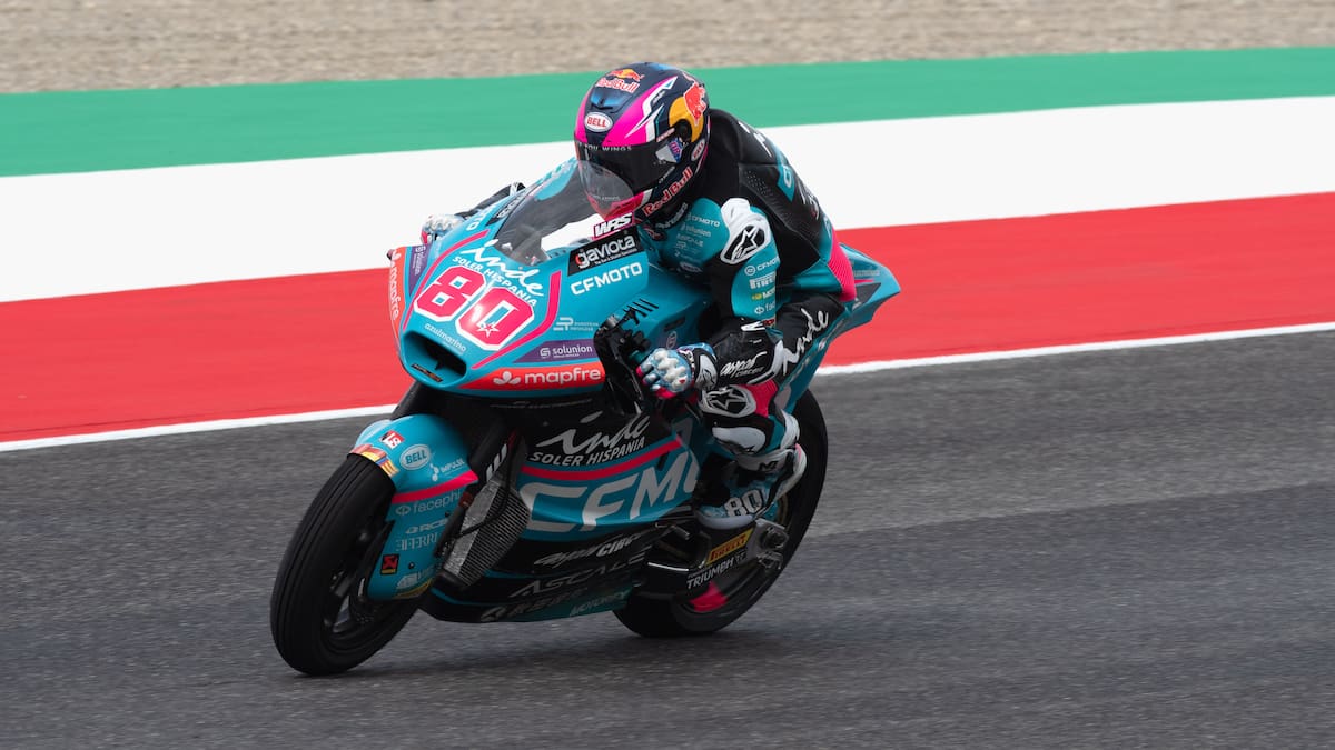 David Alonso tuvo una mala jornada en el Gran Premio de Italia: Así quedó en el campeonato