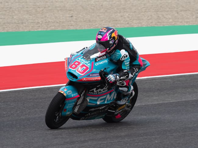 David Alonso durante su participación en el Gran Premio de Italia. (Photo by Mirco Lazzari gp/Getty Images)