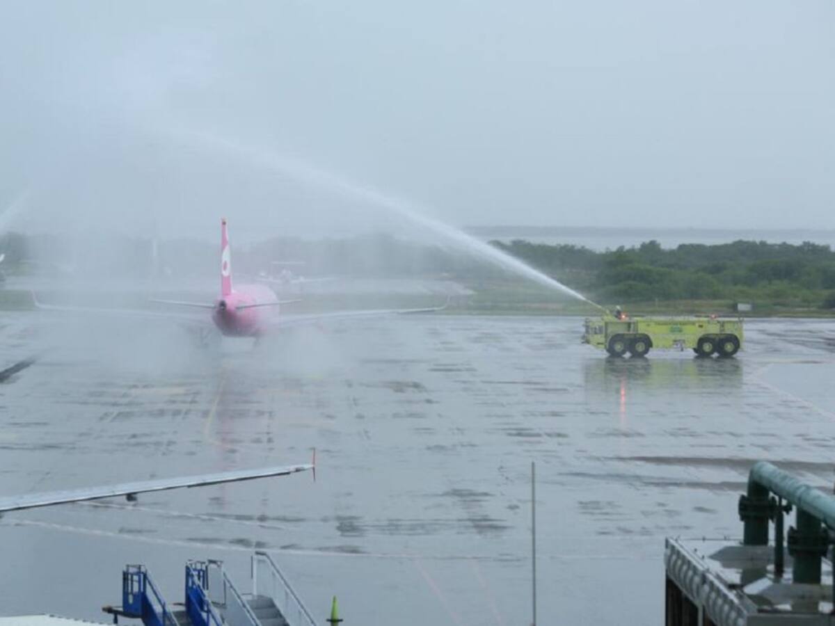 En Cartagena inicia operación de vuelos internacionales