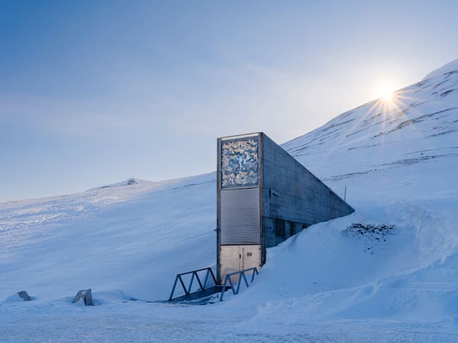 La Bóveda Global de Semillas de Svalbard. Foto: Getty Images.