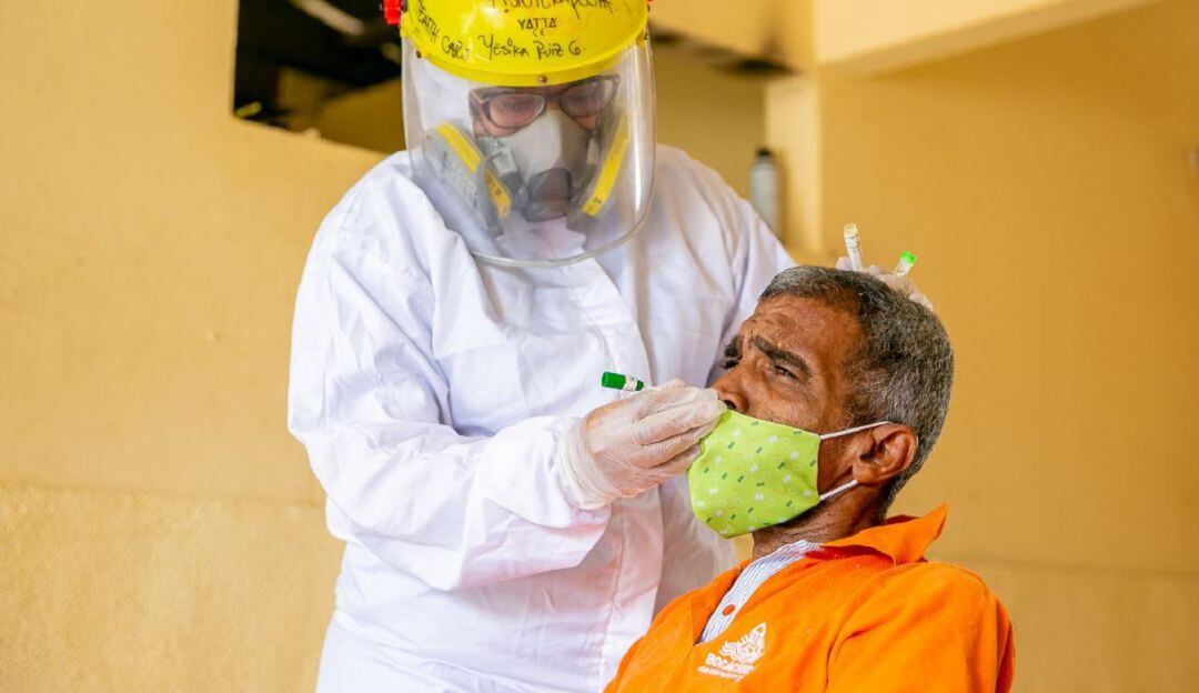 Realización de prueba PCR