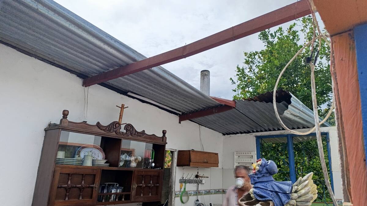 Diez viviendas resultaron afectadas por las lluvias en Samaná