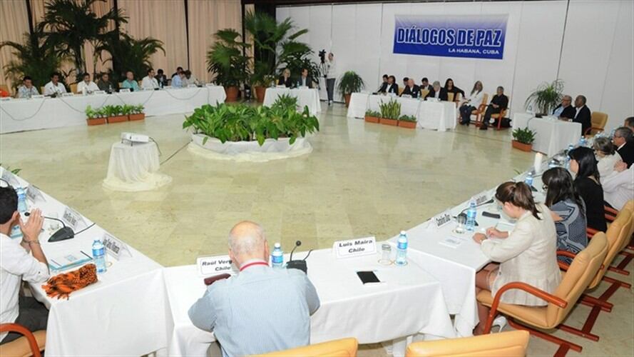 Imagen de referencia/ Diálogos de paz en la Habana, Cuba. Foto: Colprensa