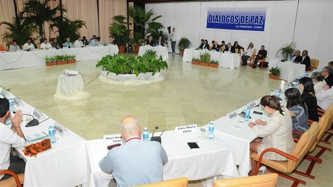 Imagen de referencia/ Diálogos de paz en la Habana, Cuba. Foto: Colprensa